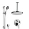 Chrome Shower Set with 10